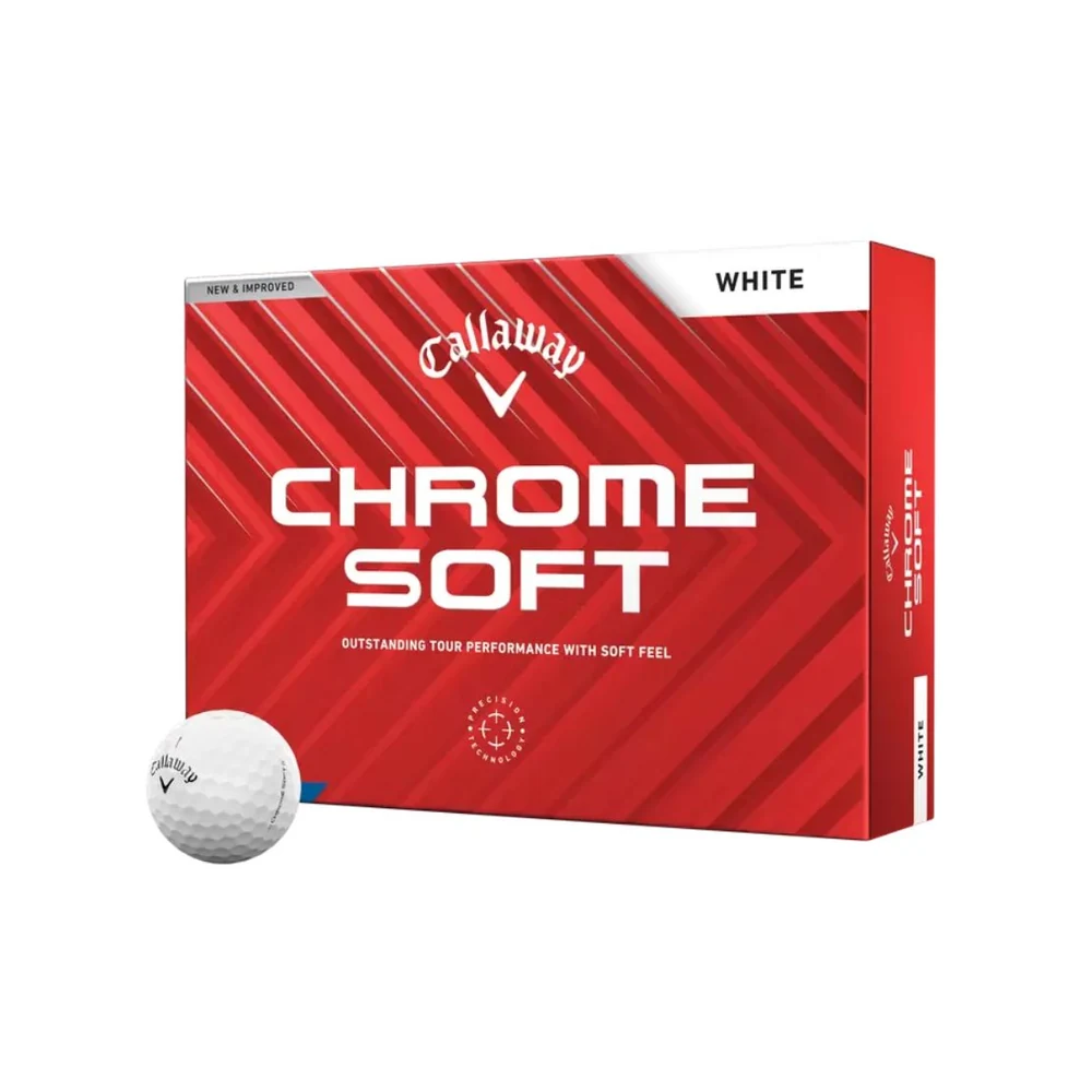 Retail box for Callaway Chrome Soft golf balls