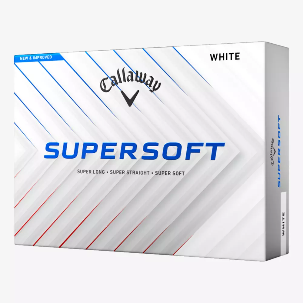 Retail box for Callaway Supersoft golf balls