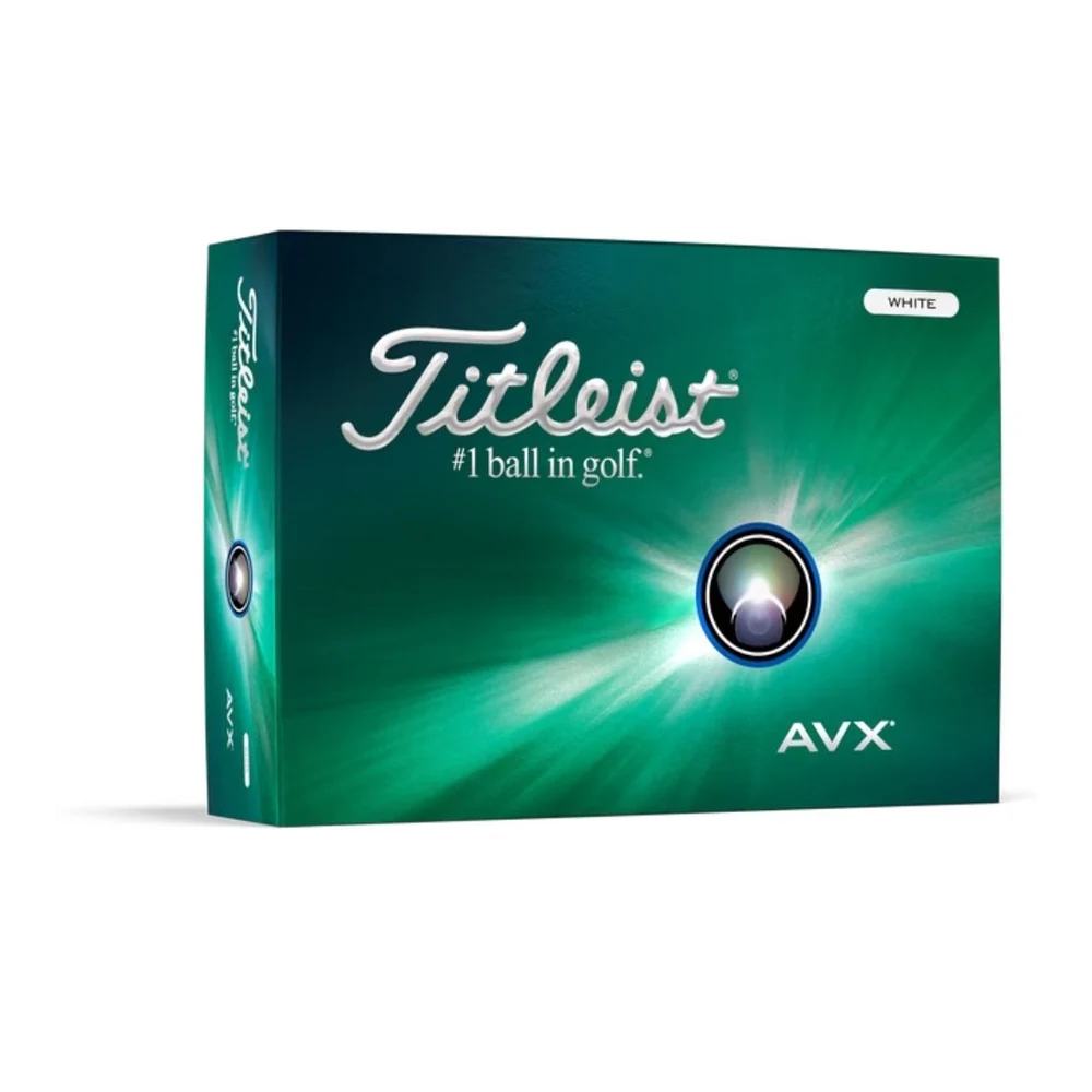 Retail box for Titleist AVX golf balls
