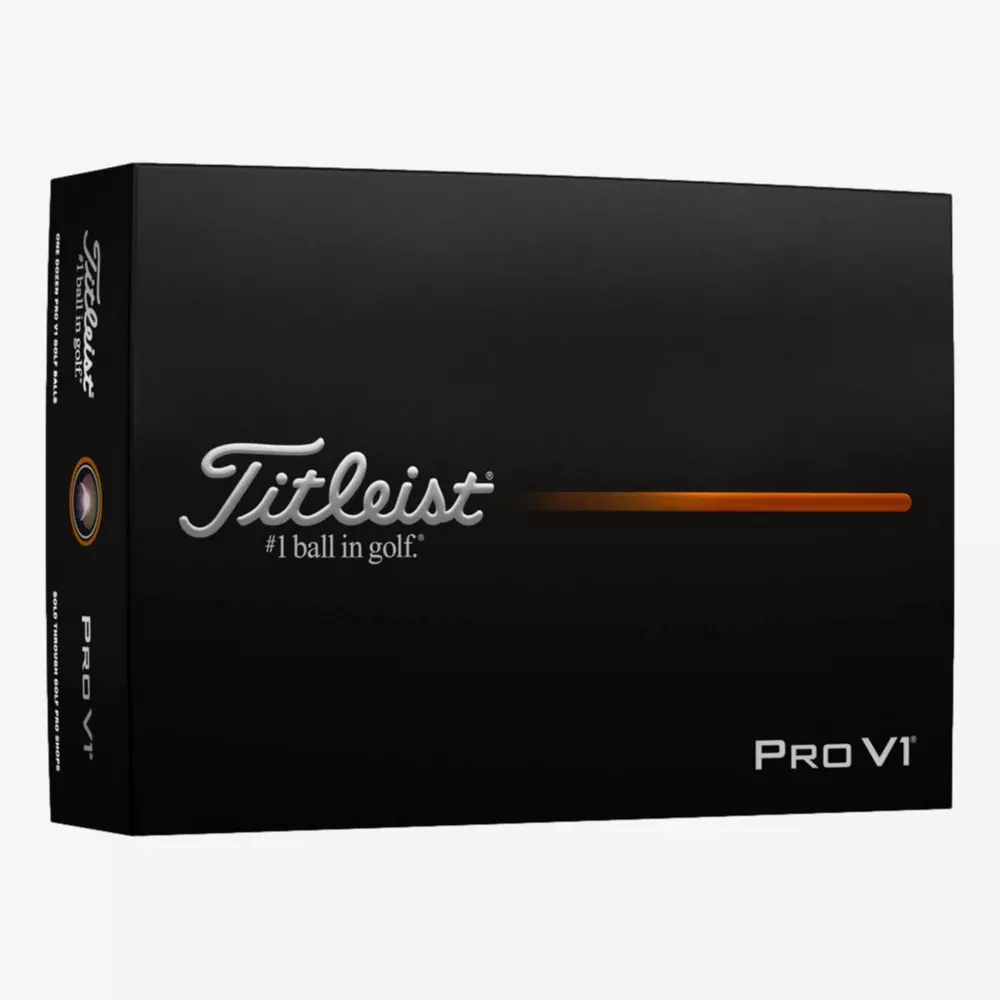 Retail box for Titleist Pro V1 golf balls