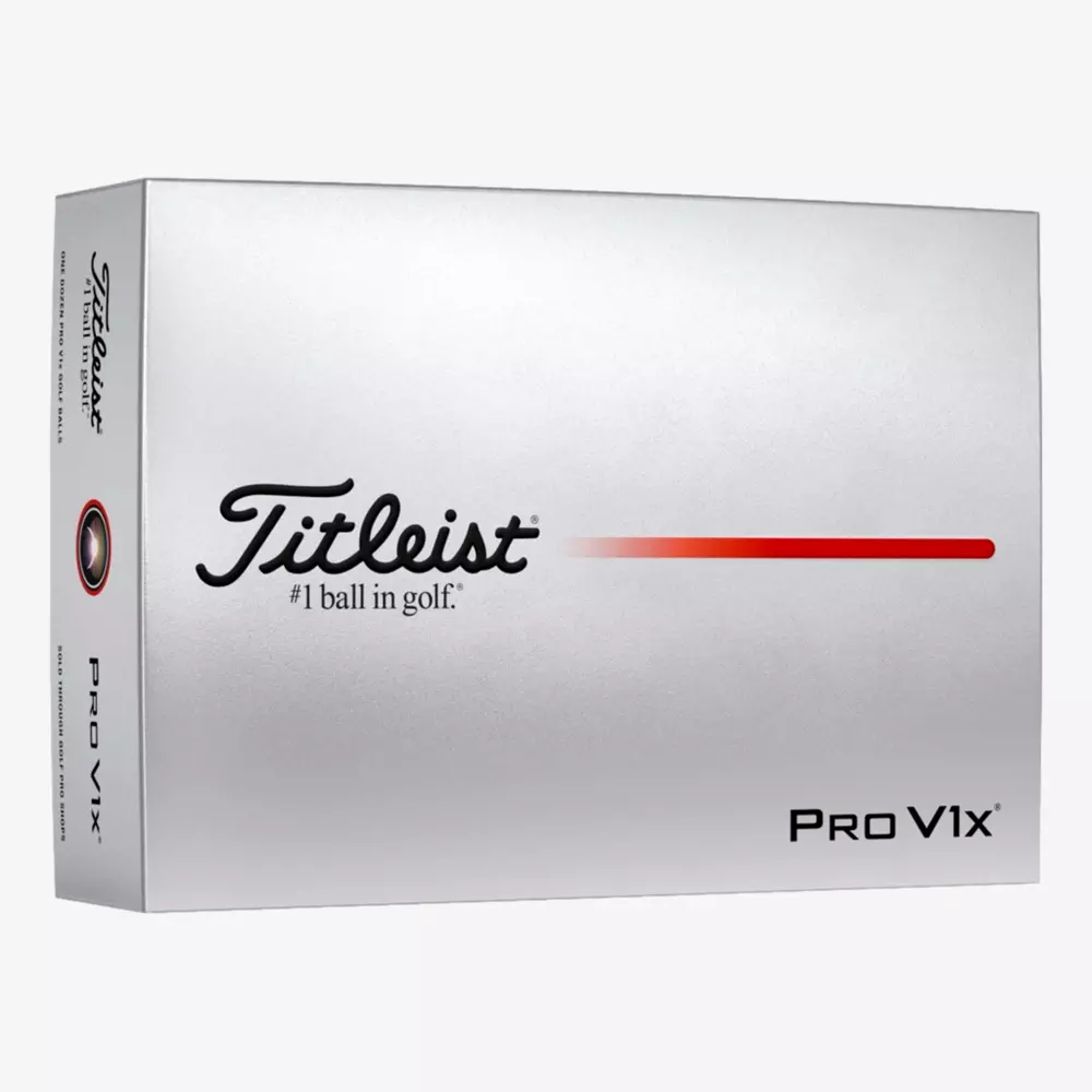 Retail box for Titleist Pro V1x golf balls