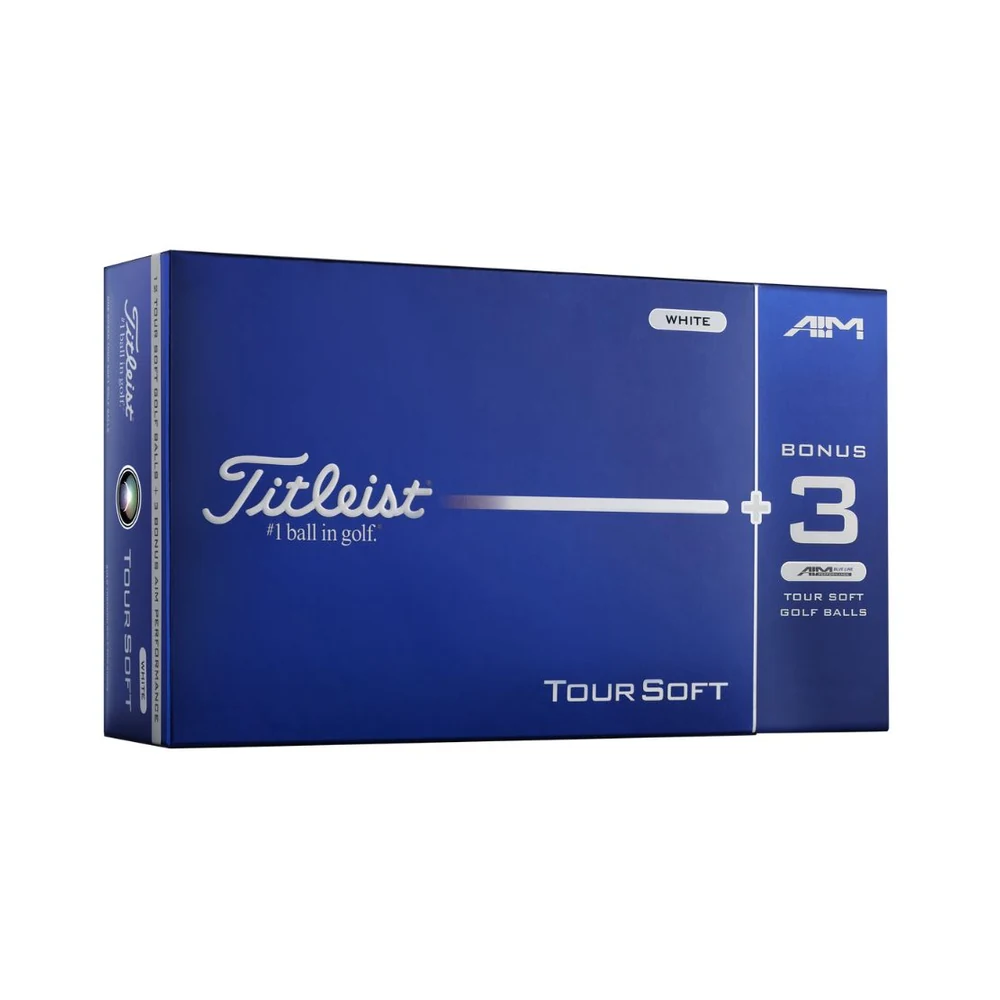 Retail box for Titleist Tour Soft golf balls